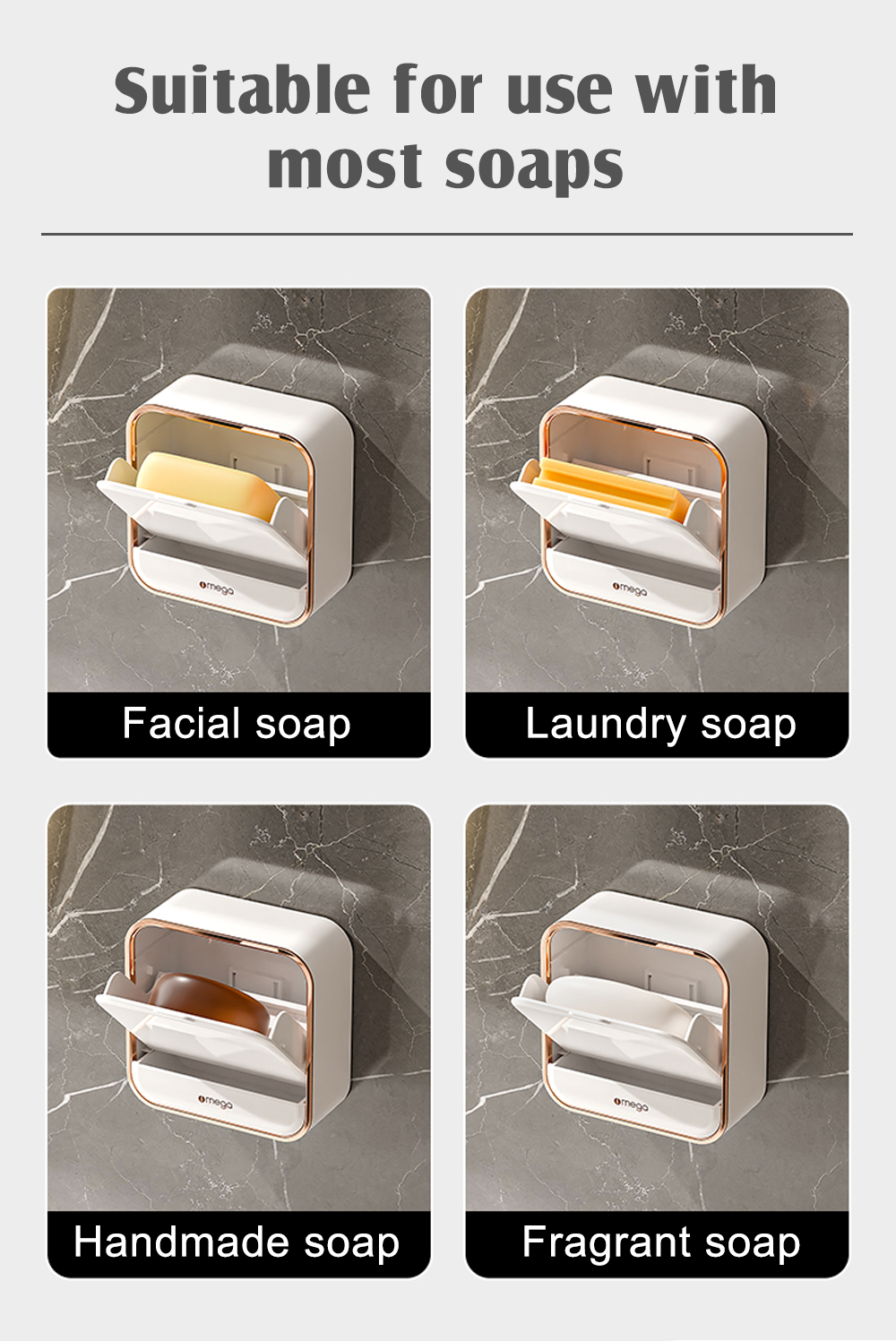 Light Luxury Wall-mounted Soap-7